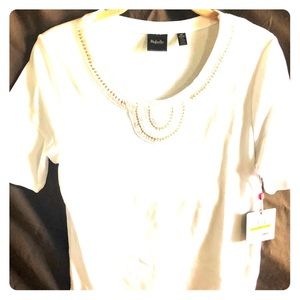 Rafaella white blouse